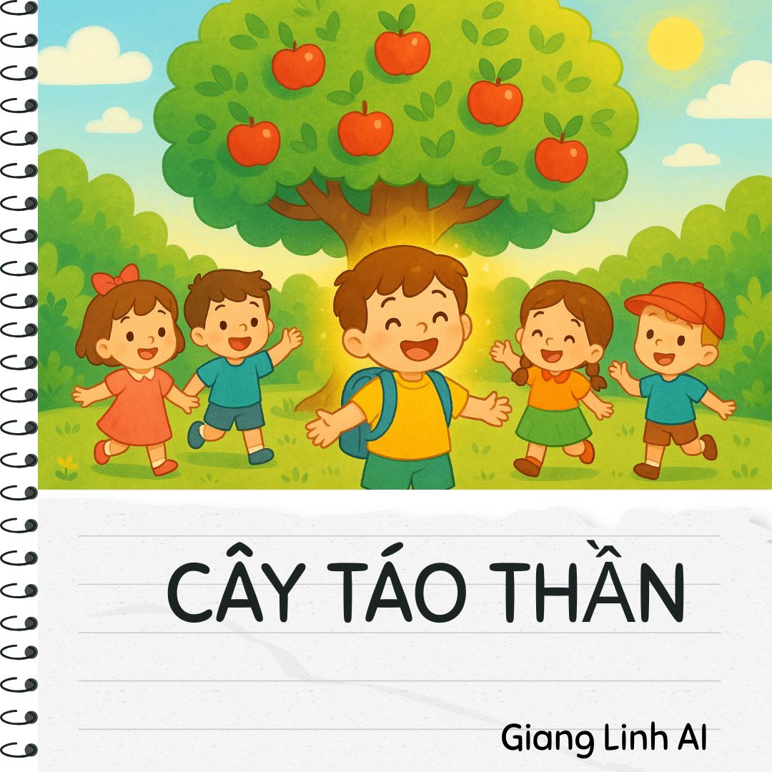 Truyện tranh cho bé CÂY TÁO THẦN