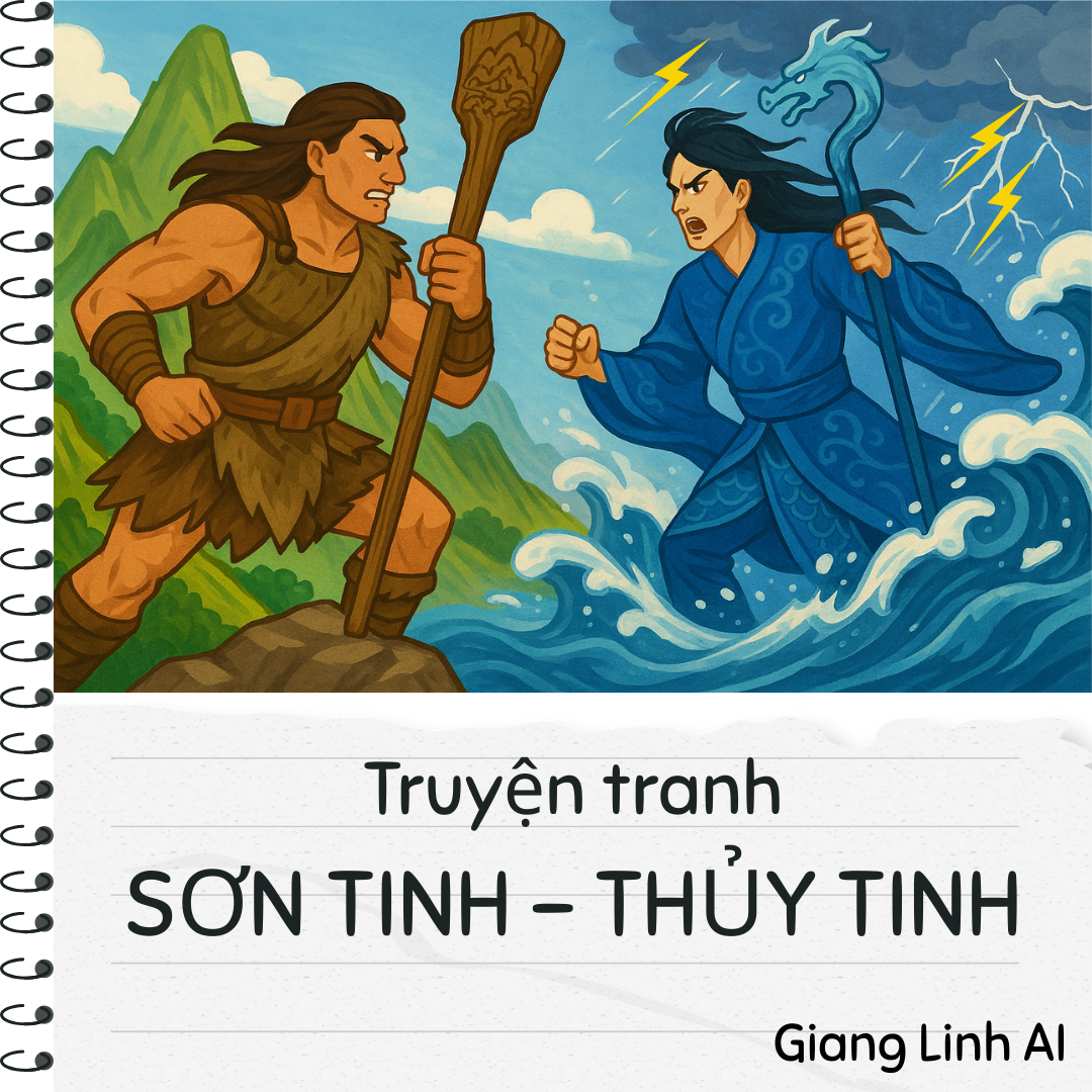 Truyện tranh cổ tích SƠN TINH, THỦY TINH