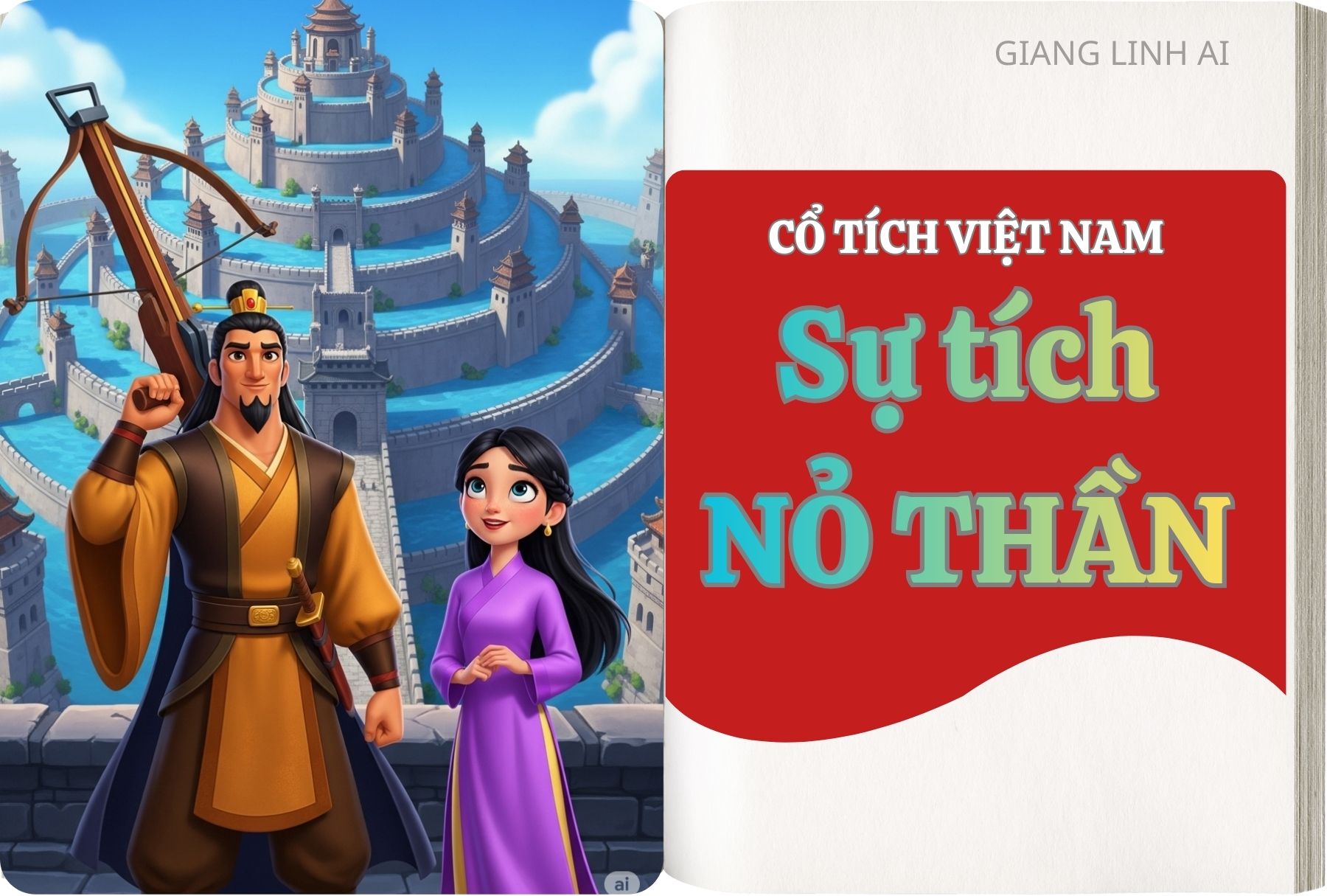 Truyện cổ tích Việt Nam Sự tích Nỏ Thần – Mị Châu Trọng Thủy