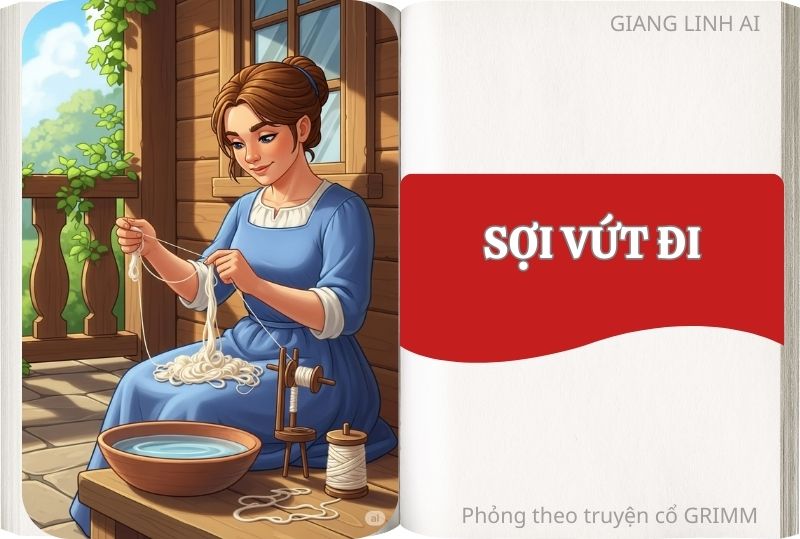 Truyện tranh cổ tích SỢI VỨT ĐI