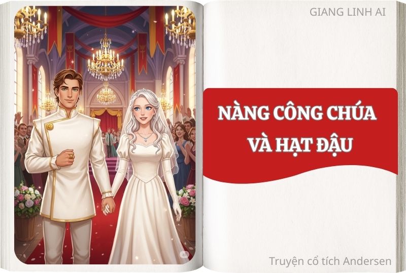 Truyện tranh cổ tích Nàng công chúa và hạt đậu