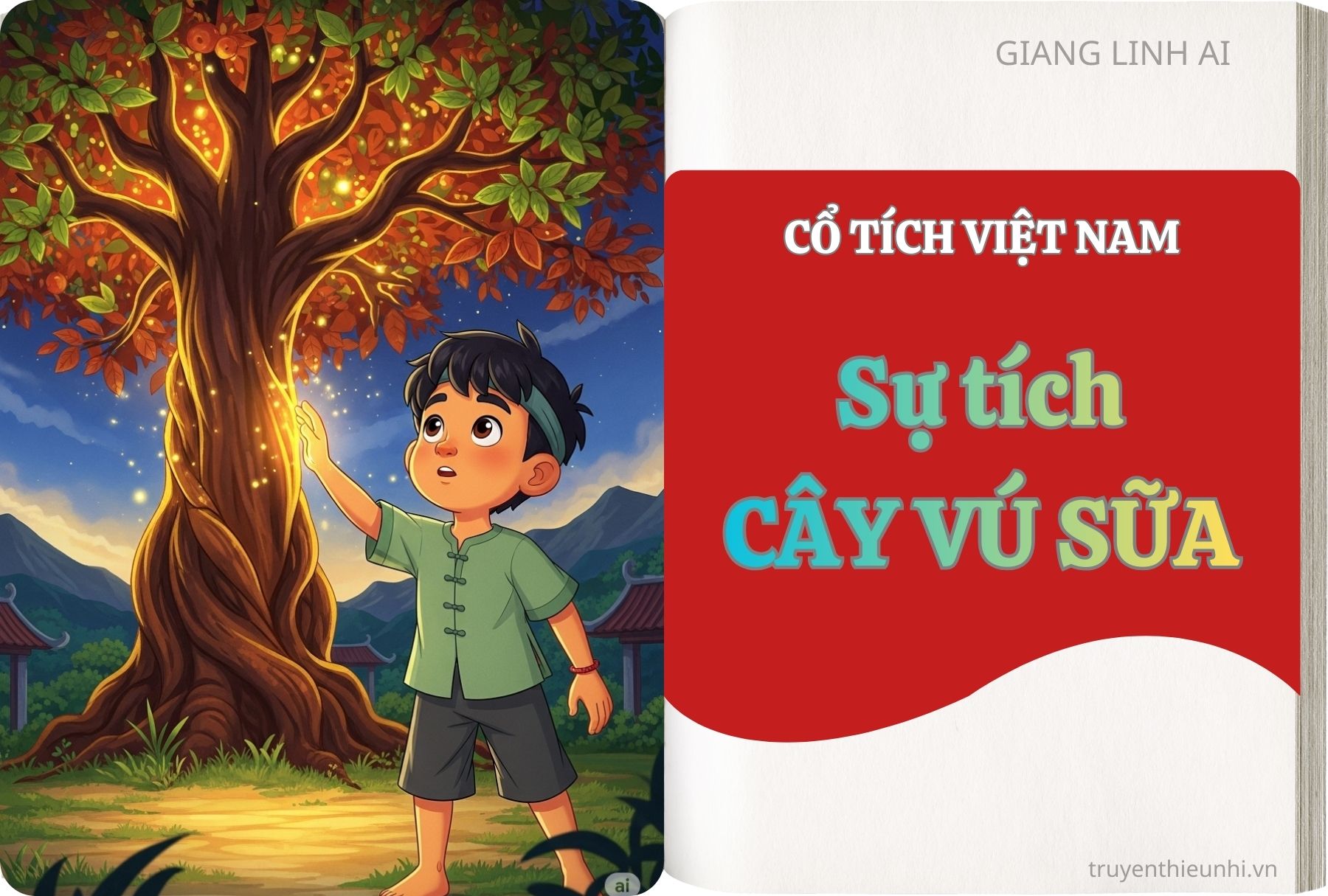 Truyện tranh cổ tích Việt Nam Sự tích Cây vú sữa